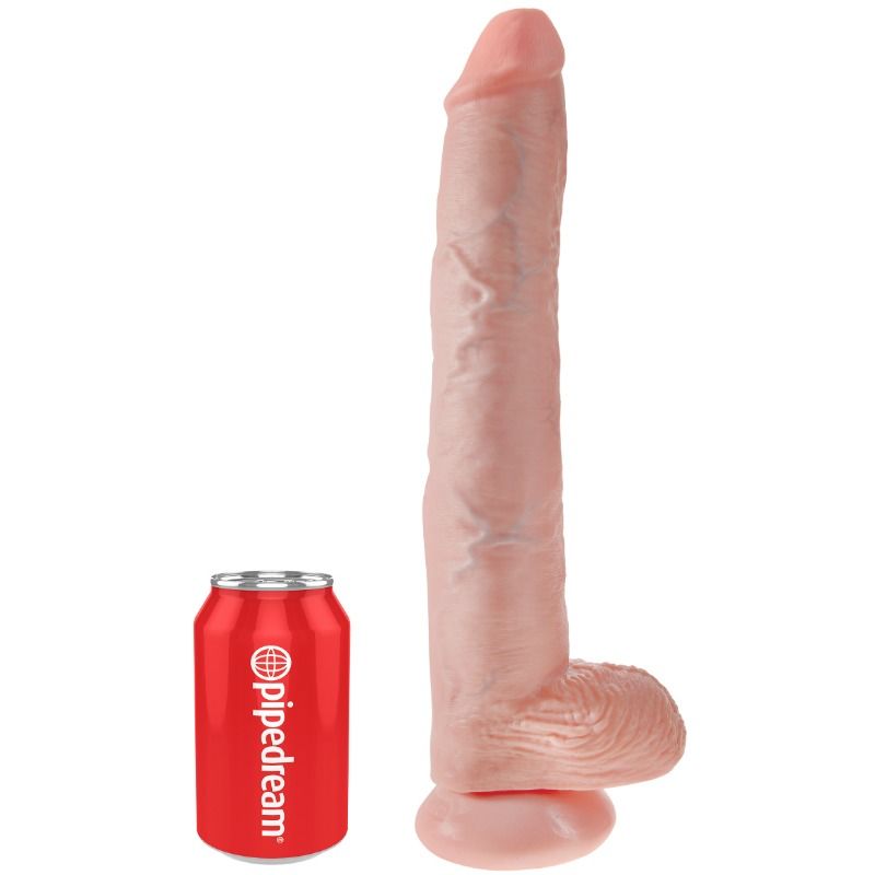 KING COCK - GODE AVEC COUILLES 35.6 CM - CHAIR KING COCK