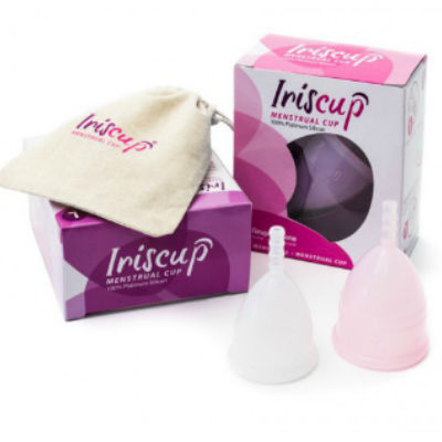 IRISCUP - GRANDE TASSE DU MOIS ROSE + SAC STÉRILISATEUR OFFERT - Sensualia