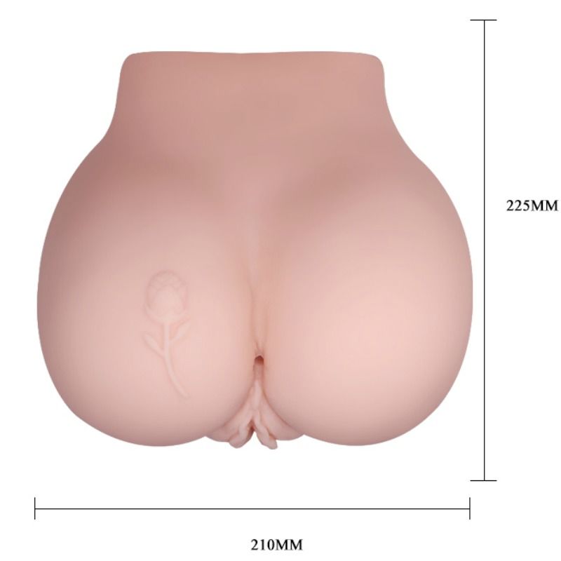 CRAZY BULL - VAGIN ET ANUS AVEC TATOUAGE RÉALISTE AVEC VIBRATION - Sensualia