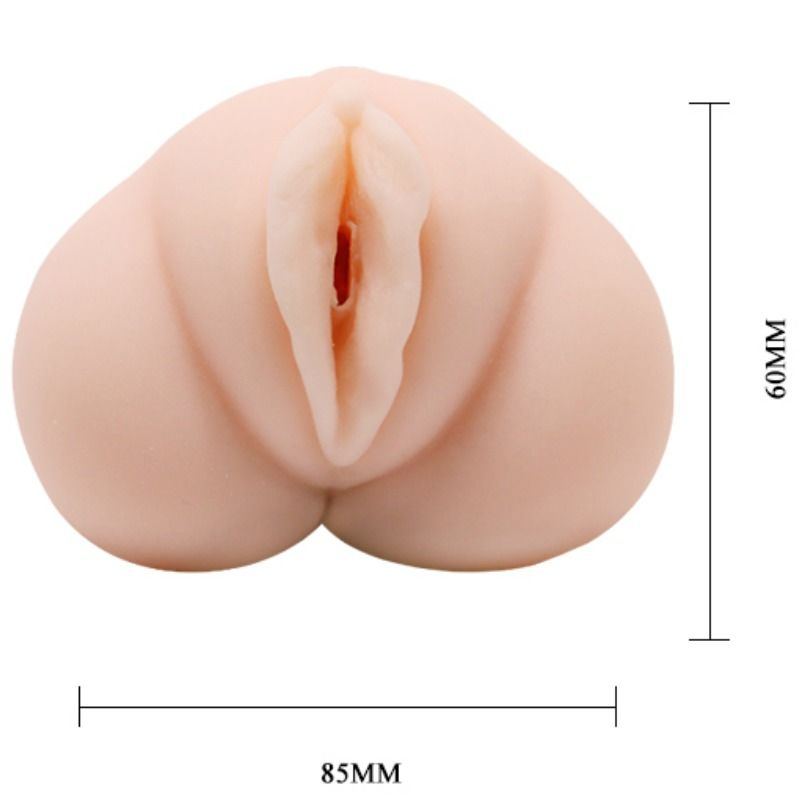 CRAZY BULL - MASTURBADEUR VAGIN PEAU D'EAU AVEC BALLES VIBRANTES - Sensualia