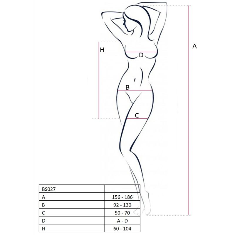 PASSION - FEMME BS027 BODYSTOCKING BLANC STYLE ROBE TAILLE UNIQUE - Sensualia