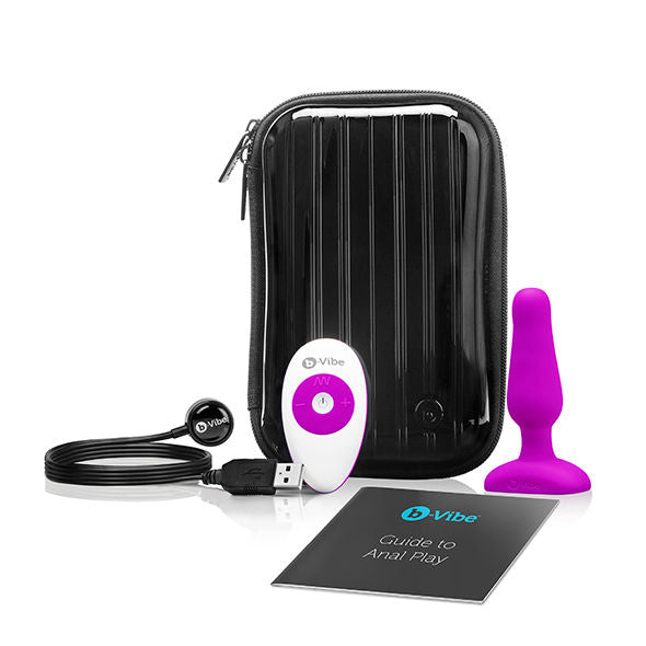 B-VIBE - NOVICE TÉLÉCOMMANDE PLUG ANAL FUCHSIA B-VIBE