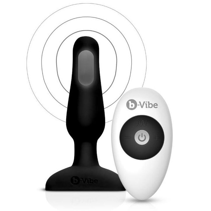 B-VIBE - NOVICE TÉLÉCOMMANDE PLUG ANAL NOIR - Sensualia