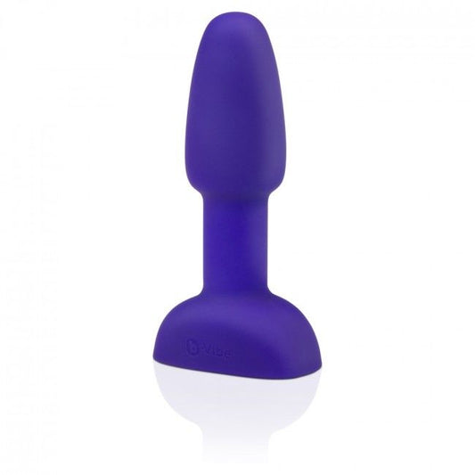 B-VIBE - RIMMING TÉLÉCOMMANDE PLUG ANAL PETITE LILAS B-VIBE