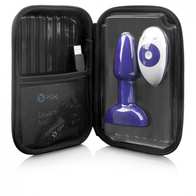 B-VIBE - RIMMING TÉLÉCOMMANDE PLUG ANAL PETITE LILAS B-VIBE