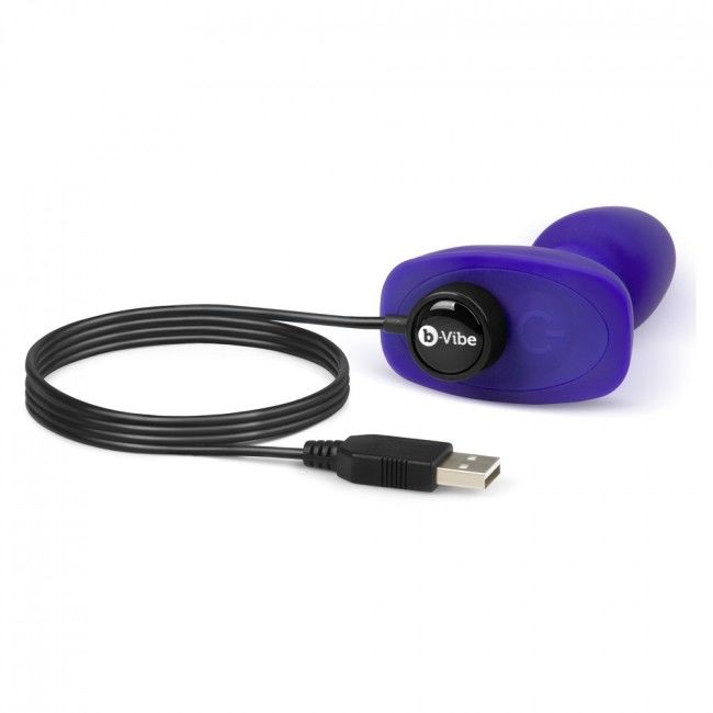 B-VIBE - RIMMING TÉLÉCOMMANDE PLUG ANAL PETITE LILAS B-VIBE