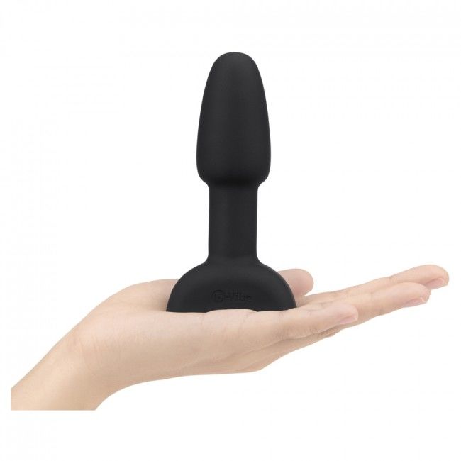 B-VIBE - RIMMING TÉLÉCOMMANDE PLUG ANAL PETITE NOIR - Sensualia