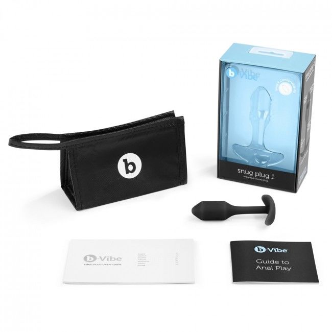 B-VIBE - SNUG PLUG 1 NOIR - Sensualia