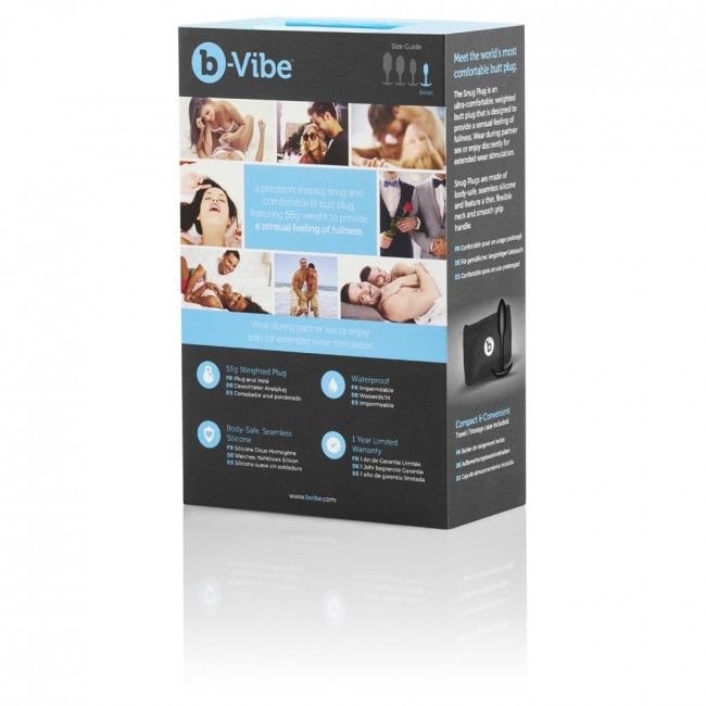 B-VIBE - SNUG PLUG 1 NOIR - Sensualia