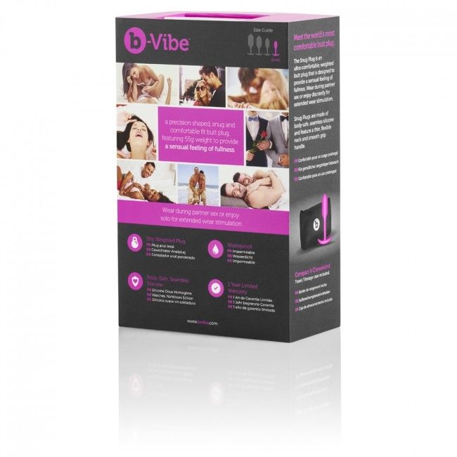 B-VIBE - SNUG PLUG 1 ROSE B-VIBE