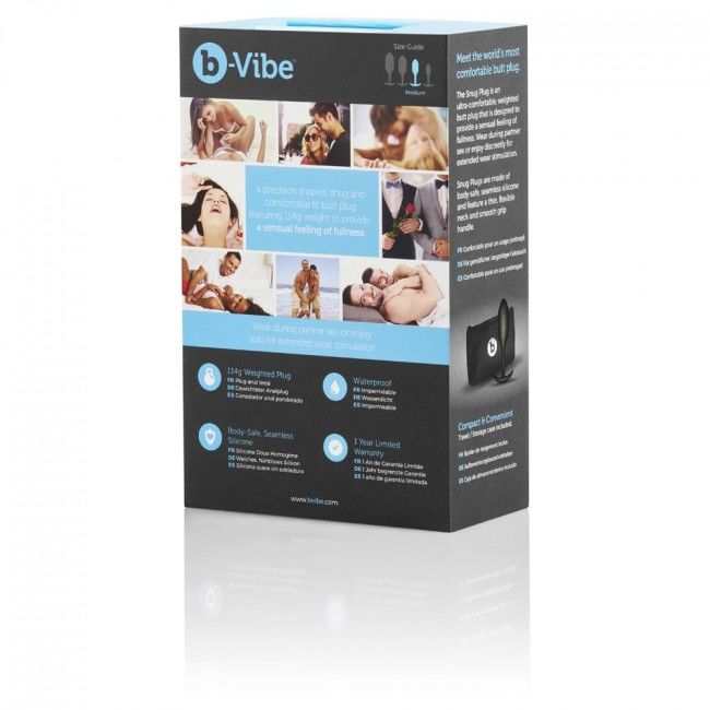 B-VIBE - SNUG PLUG ANAL 2 NOIR B-VIBE