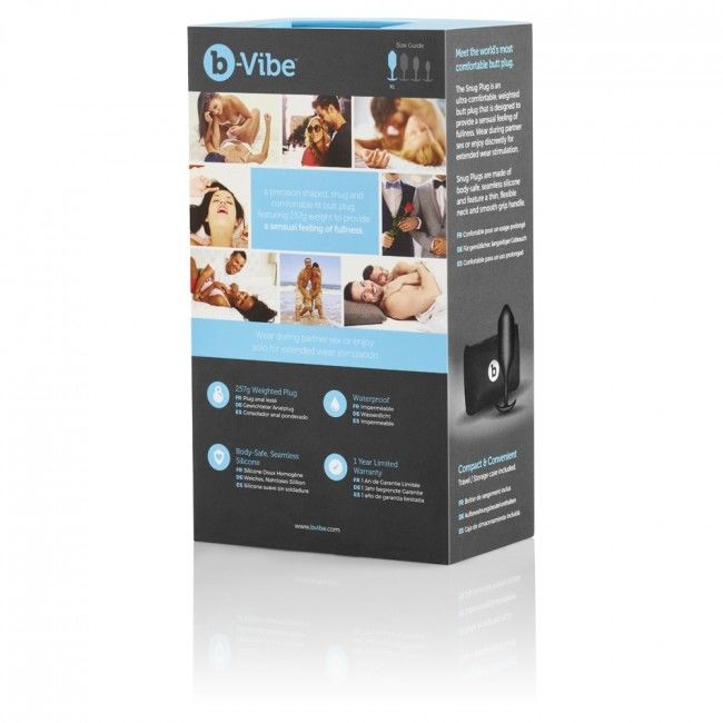 B-VIBE - SNUG PLUG ANAL 4 NOIR - Sensualia