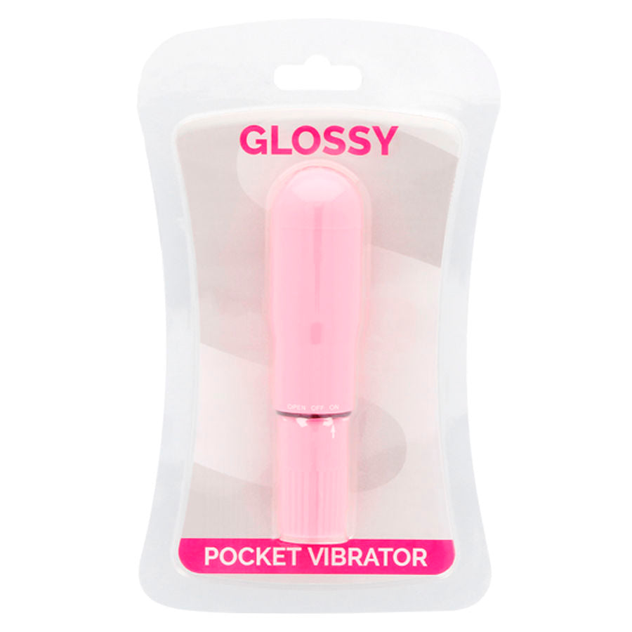 GLOSSY - VIBRATEUR DE POCHE ROSE GLOSSY
