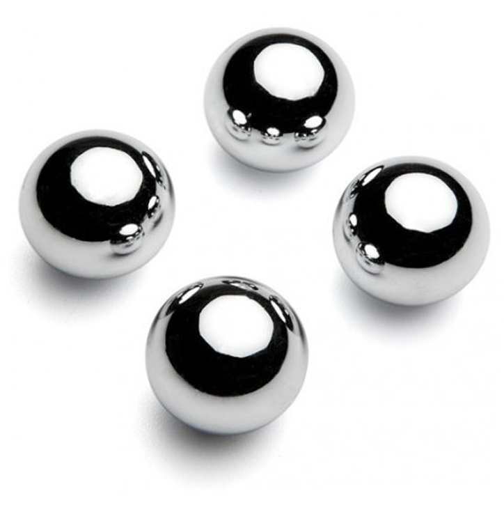 METAL HARD - SET 2 BOULES MAGNÉTIQUES 10 MM - Sensualia