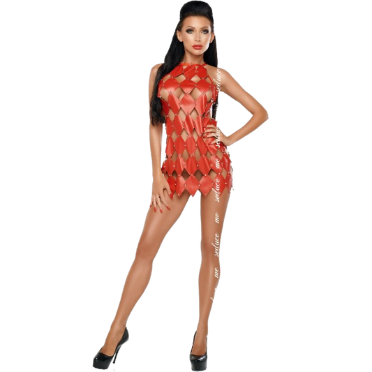ME-SEDUCE - GWEN ROBE DOS NU ROUGE S/M - Sensualia