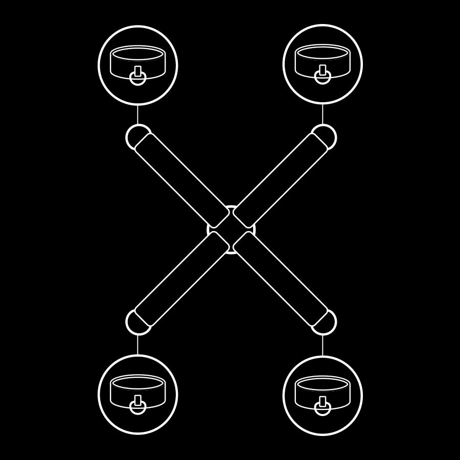 FETISH SUBMISSIVE - UNION DE MENOTTES EN CUIR VÉGAN - Sensualia