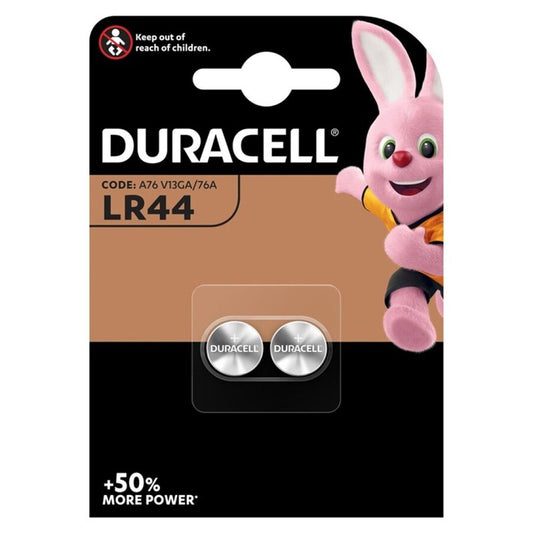 DURACELL - PILE LR44 1,5V 2 UNITÉS DURACELL