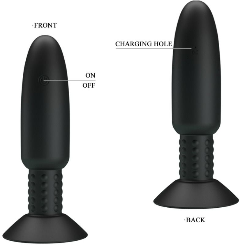 PRETTY LOVE - PLUG AVEC VIBRATION ET ROTATION PRETTY LOVE BOTTOM
