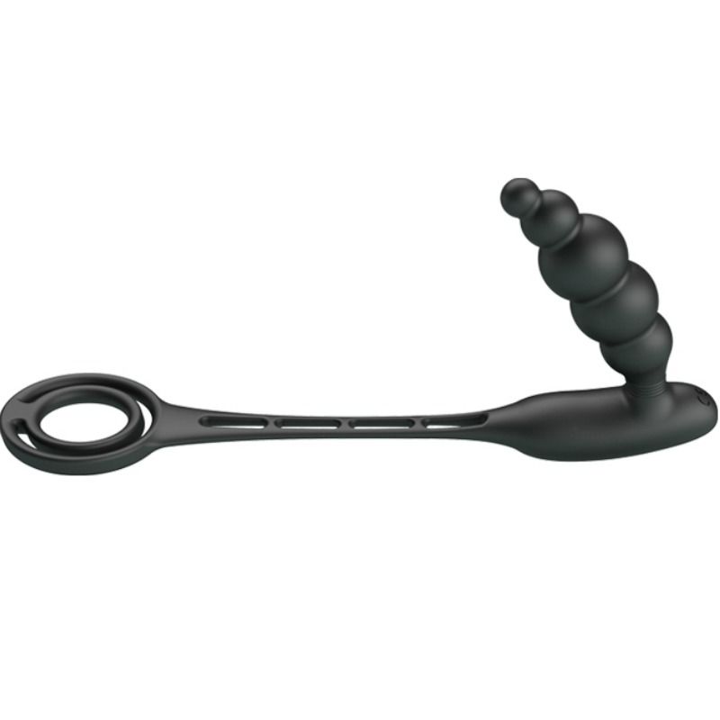 PRETTY LOVE - ANNEAUX PÉNIS AVEC PLUG VIBRATEUR - Sensualia