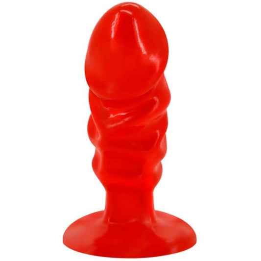 BAILE - PLUG ANAL UNISEXE AVEC VENTOUSE ROUGE BAILE ANAL