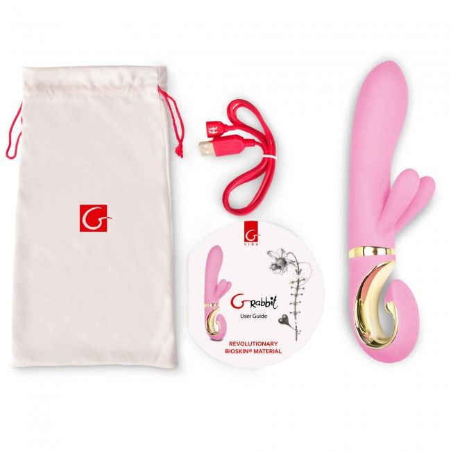 G-VIBE - VIBRATEUR G-RABBIT ROSE RAMPANT BUNNY - Sensualia
