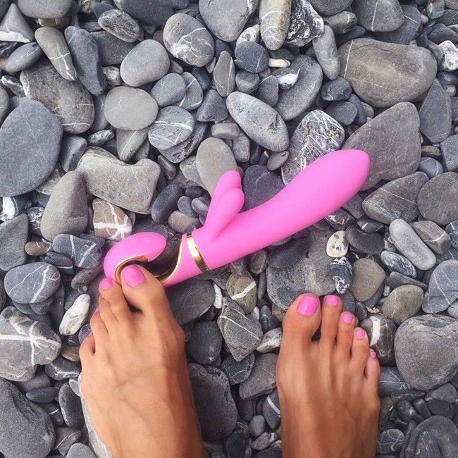 G-VIBE - VIBRATEUR G-RABBIT ROSE RAMPANT BUNNY - Sensualia