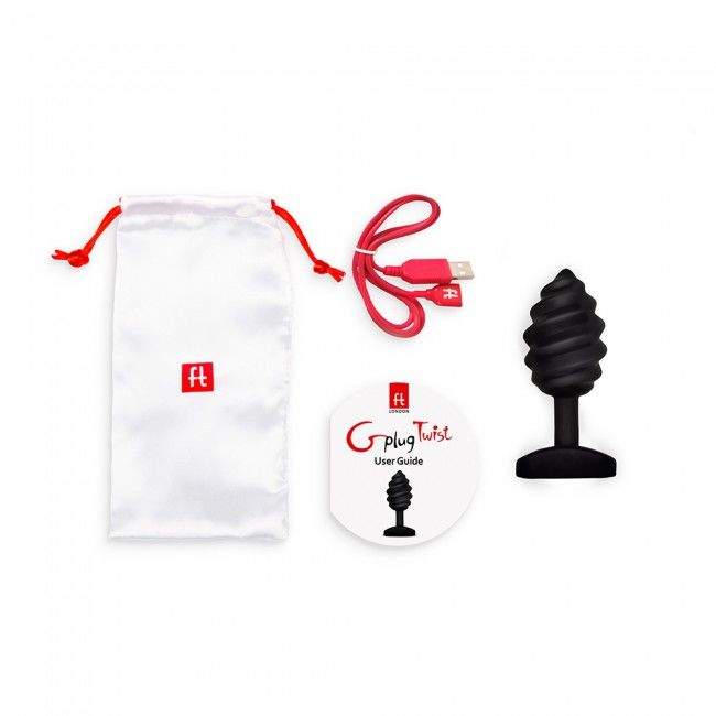 G-VIBE - GPLUG TWIST AVEC VIBRATION NOIR - Sensualia