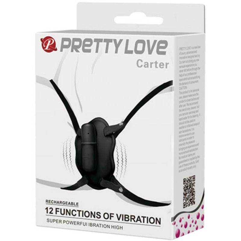 PRETTY LOVE - STRAP ON AVEC BALLE VIBRANTE CARTER - Sensualia