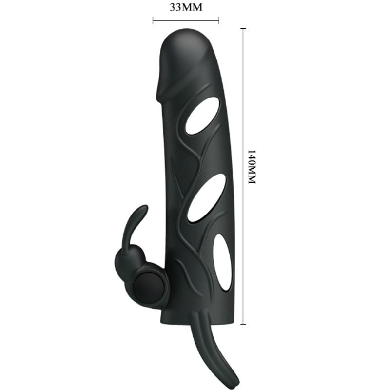 PRETTY LOVE - HOUSSE EN SILICONE AVEC VIBRATION 14 CM 2.0 PRETTY LOVE
