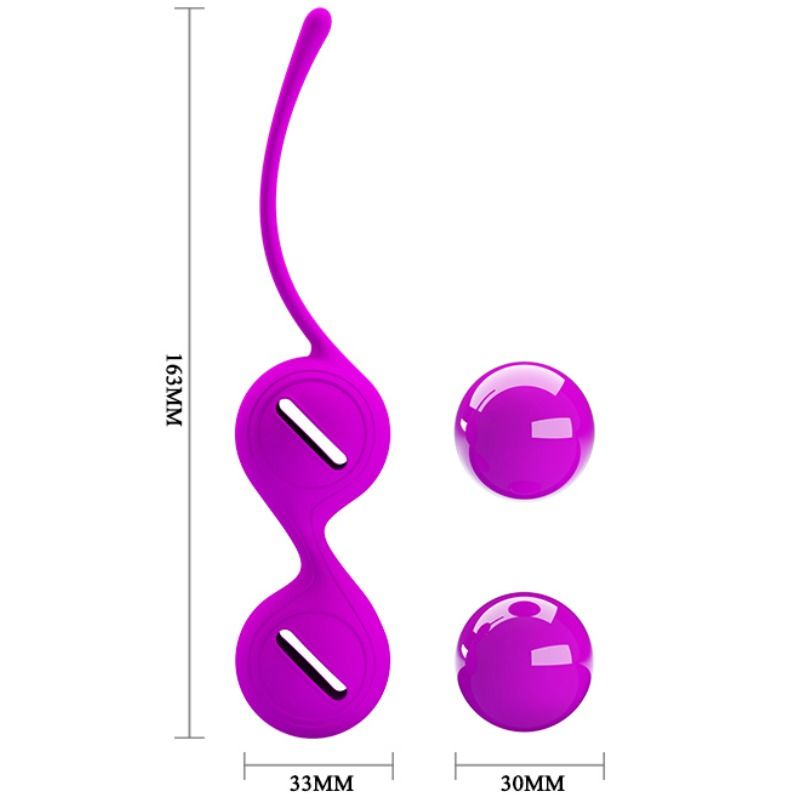 PRETTY LOVE - BOULES ORGASMIQUES KEGEL SERRER I LILAS - Sensualia