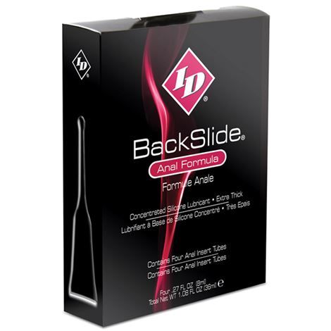 ID BACKSLIDE - INSERT ANAL 4 TUBES 8ML ID BACK SLIDE