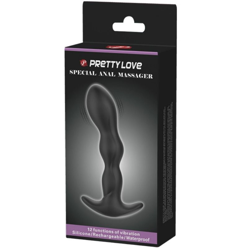 PRETTY LOVE - MASSEUR ANAL 12 MODES DE VIBRATION - Sensualia