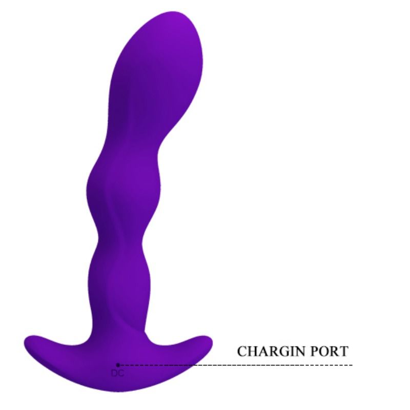 PRETTY LOVE - MASSAGER ANAL 12 MODES DE VIBRATION LILAS - Sensualia