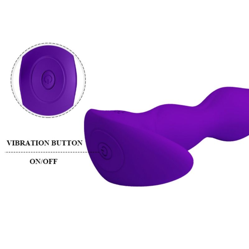 PRETTY LOVE - MASSAGER ANAL 12 MODES DE VIBRATION LILAS - Sensualia