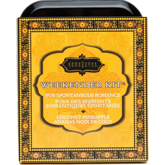 KAMASUTRA - WEEKENDER KIT EN BOÎTE COCO ET ANANAS KAMASUTRA COSMETICS