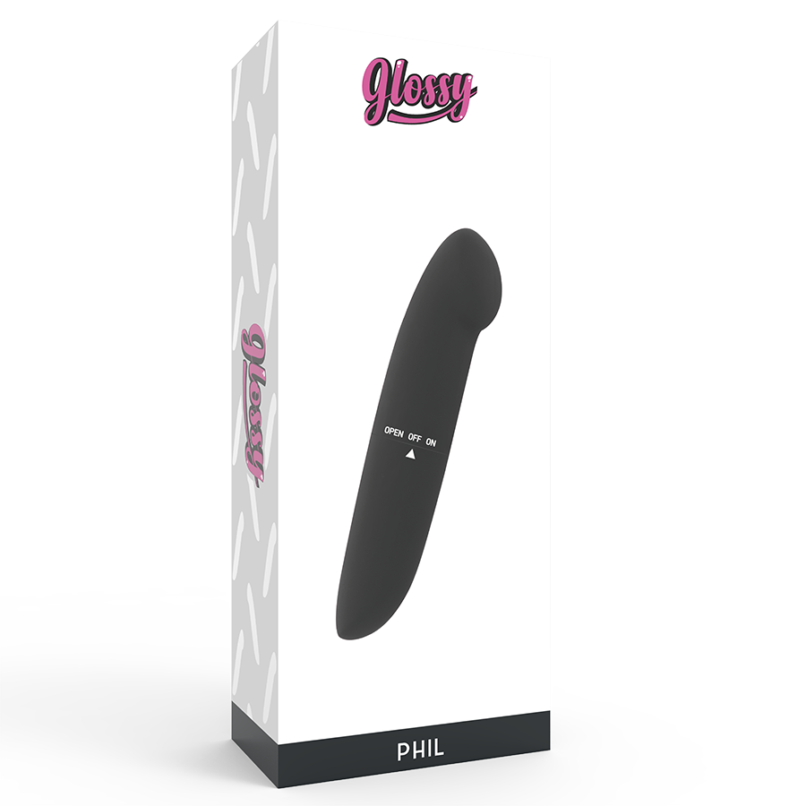 GLOSSY - VIBRATEUR PHIL NOIR - Sensualia