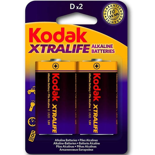 KODAK - PILES ALCALINES XTRALIFE LR20 D LR20 1.5V KODAK