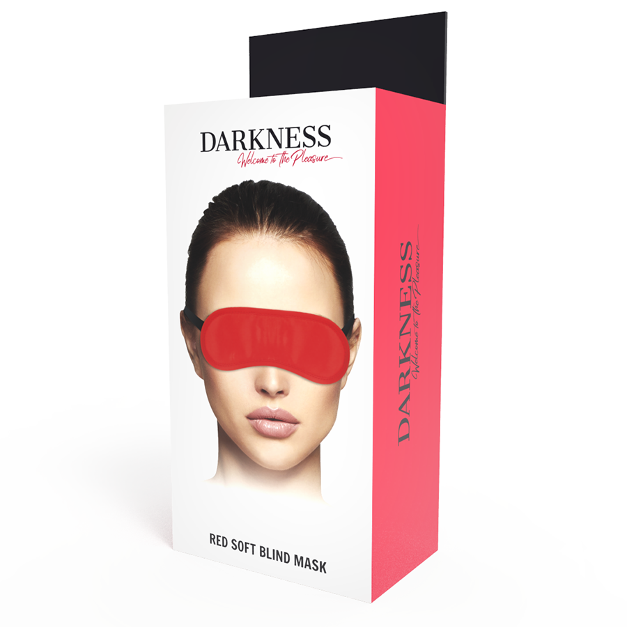 DARKNESS - MASQUE DROIT ROUGE - Sensualia