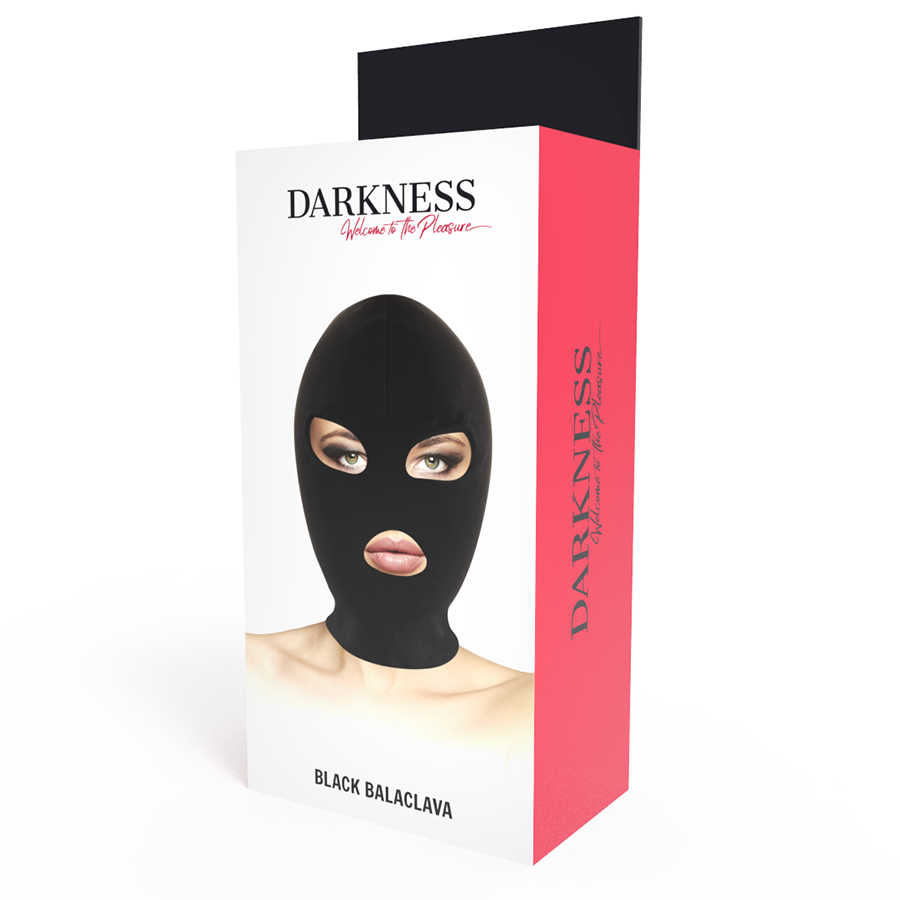 DARKNESS - MASQUE DE SOUMISSION BDSM BOUCHE ET YEUX NOIR - Sensualia