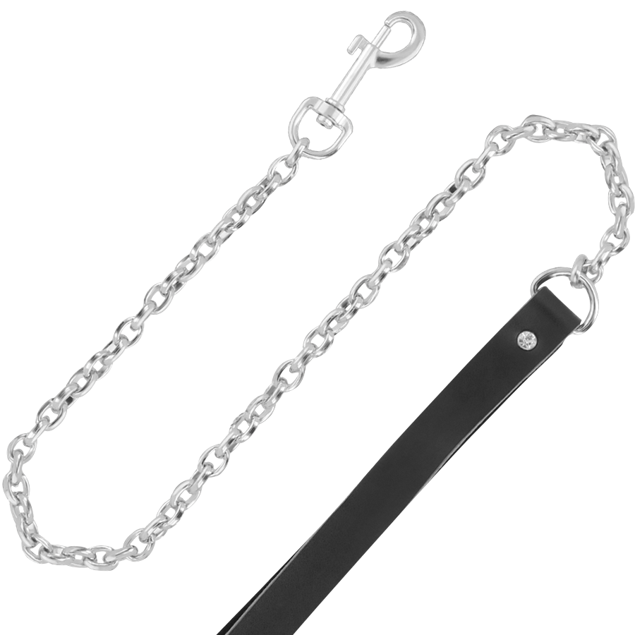 DARKNESS - COLLIER EN CUIR DE HAUTE QUALITÉ AVEC LAISSE DARKNESS BONDAGE