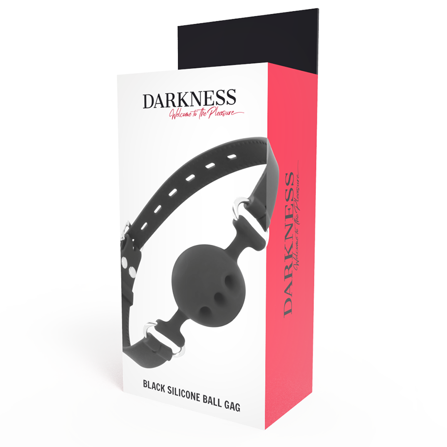 DARKNESS - BTON EN SILICONE RESPIRANT NOIR DARKNESS BONDAGE
