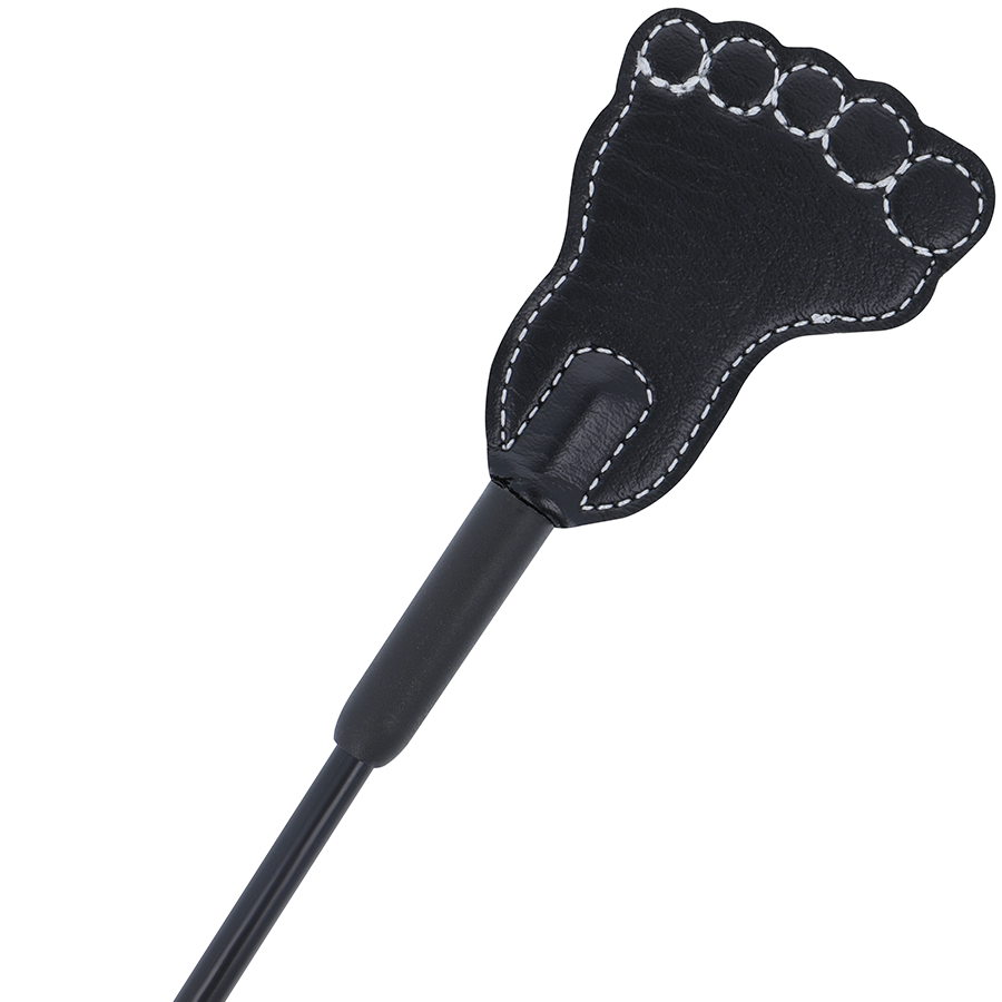 DARKNESS - CROP FÉTICHE ET FOUET NOIR - Sensualia