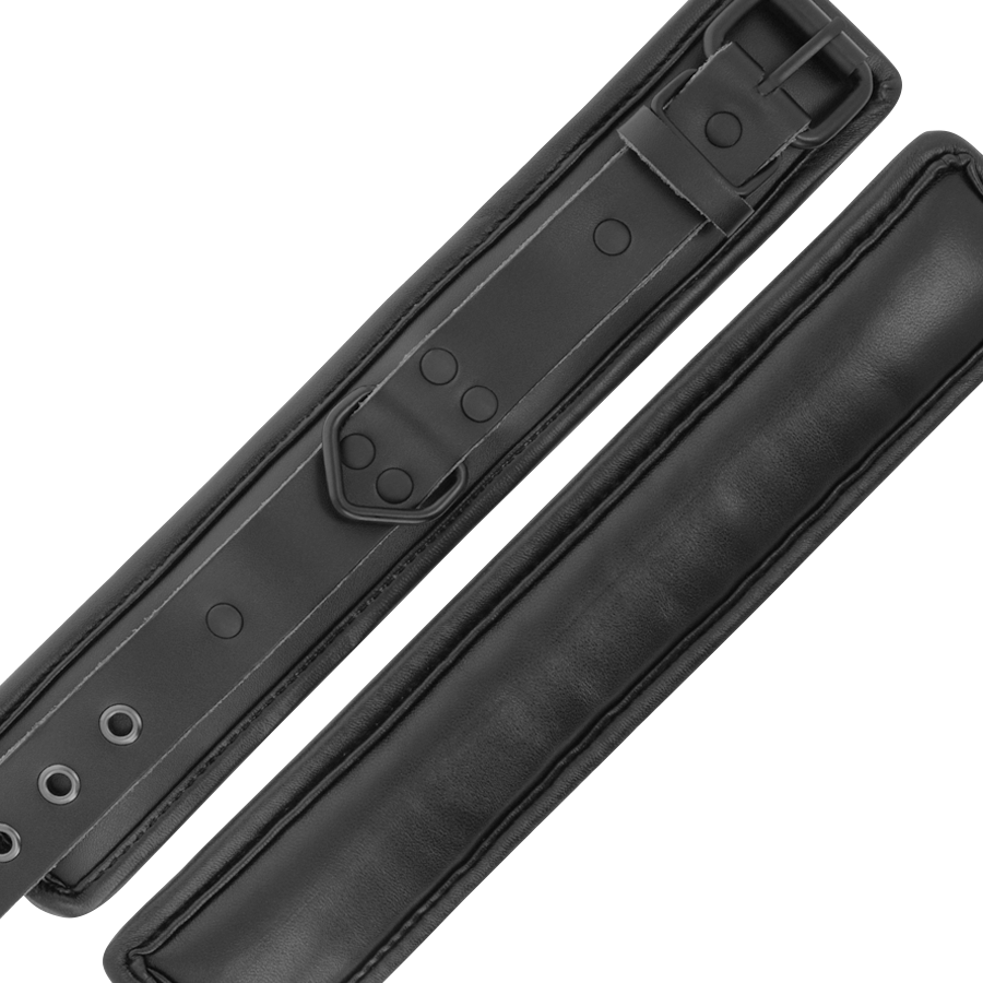 DARKNESS - MENOTTES DE CHEVILLE AJUSTABLES CUIR NOIR DARKNESS BONDAGE