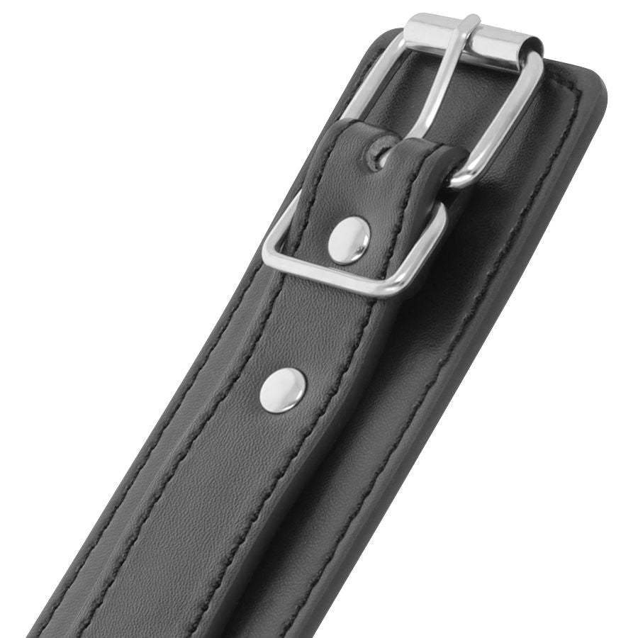 DARKNESS - MENOTTES RÉGLABLES NOIRES AVEC DOUBLE RUBAN DE RENFORT DARKNESS BONDAGE