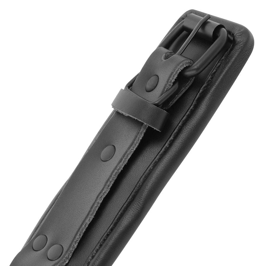 DARKNESS - MENOTTES ET COLLIER EN CUIR NOIR DARKNESS