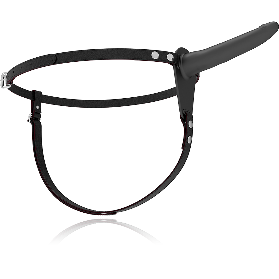 HARNAIS SOUMIS FETISH - SILICONE NOIR 15 CM FETISH SUBMISSIVE HARNESS