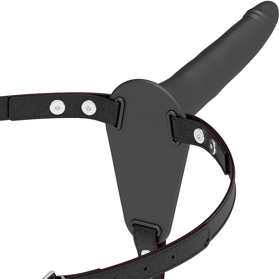 HARNAIS SOUMIS FETISH - SILICONE NOIR 15 CM FETISH SUBMISSIVE HARNESS