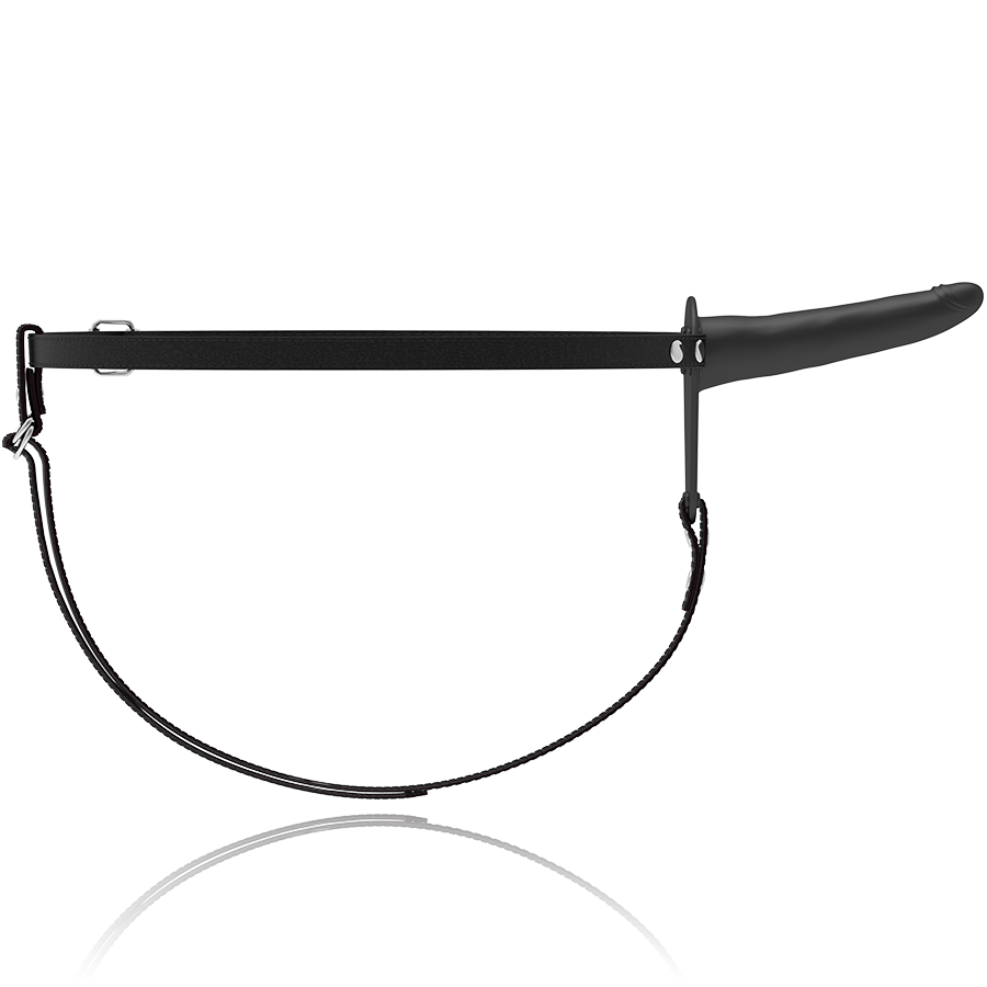 HARNAIS SOUMIS FETISH - VIBRATEUR EN SILICONE NOIR 15 CM - Sensualia