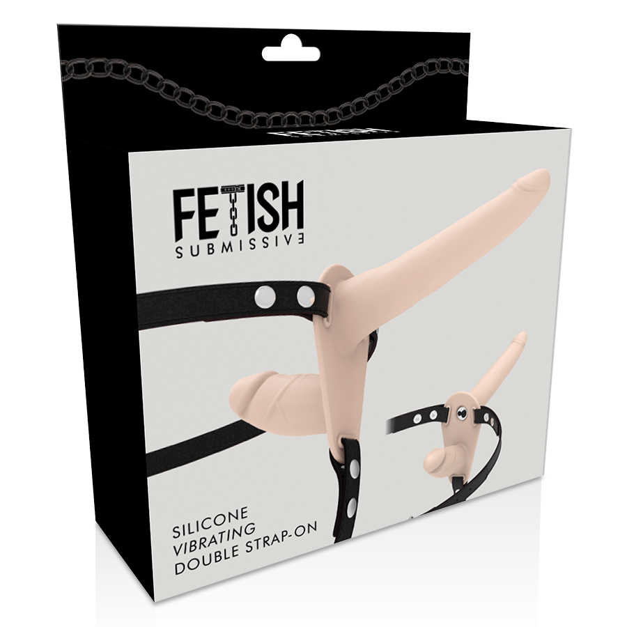 FETISH SUBMISSIVE HARNESS - VIBRATEUR CHAIR À DOUBLE PÉNÉTRATION - Sensualia