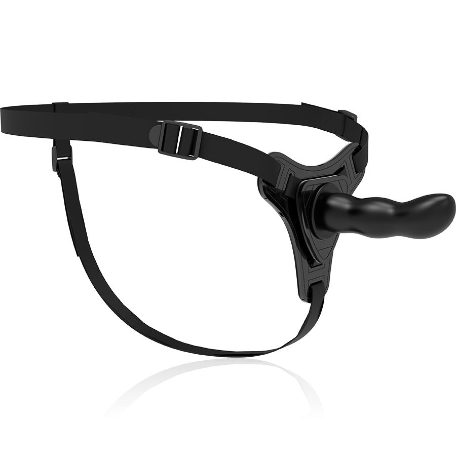 HARNAIS SOUMIS FETISH - POINT G EN SILICONE NOIR 16 CM - Sensualia